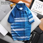 Nguồn hàng sỉ áo Thun Nam Cổ Bẻ Sọc Ngang Tay Ngắn