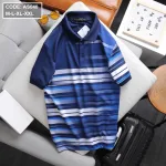 Nguồn hàng sỉ áo Thun Nam Cổ Bẻ Sọc Ngang Tay Ngắn