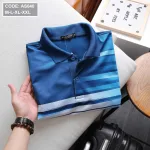 Nguồn hàng sỉ áo Thun Nam Cổ Bẻ Sọc Ngang Tay Ngắn