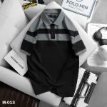 Shop sỉ áo Thun Nam Cổ Bẻ Sọc Ngang Phối Màu Trẻ Trung (Có Size 3XL)