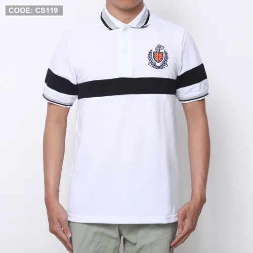 Áo Polo Nam Vải Cá Sấu Thêu Logo