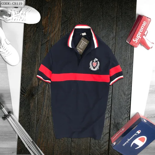 Áo Polo Nam Vải Cá Sấu Thêu Logo