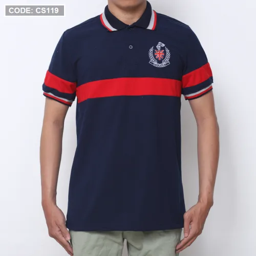 Áo Polo Nam Vải Cá Sấu Thêu Logo