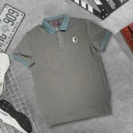 Nguồn hàng sỉ áo Thun Nam Cổ Bẻ Thêu Logo Hình Con Sói Và Viền Bo Tay Áo (Có Size 3XL)