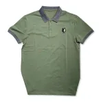 Nguồn hàng sỉ áo Thun Nam Cổ Bẻ Thêu Logo Hình Con Sói Và Viền Bo Tay Áo (Có Size 3XL)