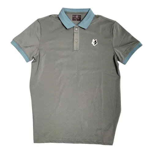 Nguồn hàng sỉ áo Thun Nam Cổ Bẻ Thêu Logo Hình Con Sói Và Viền Bo Tay Áo (Có Size 3XL)