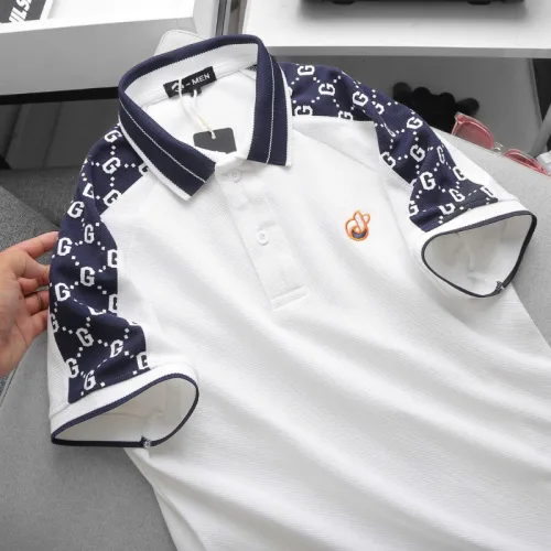 Áo Polo Nam Thêu Logo Ngực, Phối Họa Tiết Chữ G Size 3XL