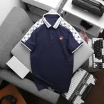 Áo Polo Nam Thêu Logo Ngực, Phối Họa Tiết Chữ G Size 3XL