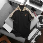 Áo Polo Nam Thêu Logo Ngực, Phối Họa Tiết Chữ G Size 3XL