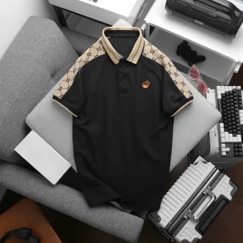 Áo Polo Nam Thêu Logo Ngực, Phối Họa Tiết Chữ G Size 3XL
