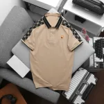 Áo Polo Nam Thêu Logo Ngực, Phối Họa Tiết Chữ G Size 3XL