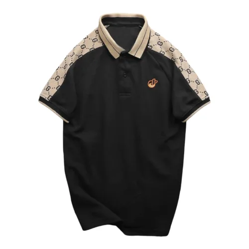 Áo Polo Nam Thêu Logo Ngực, Phối Họa Tiết Chữ G Size 3XL