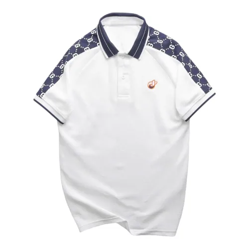 Áo Polo Nam Thêu Logo Ngực, Phối Họa Tiết Chữ G Size 3XL