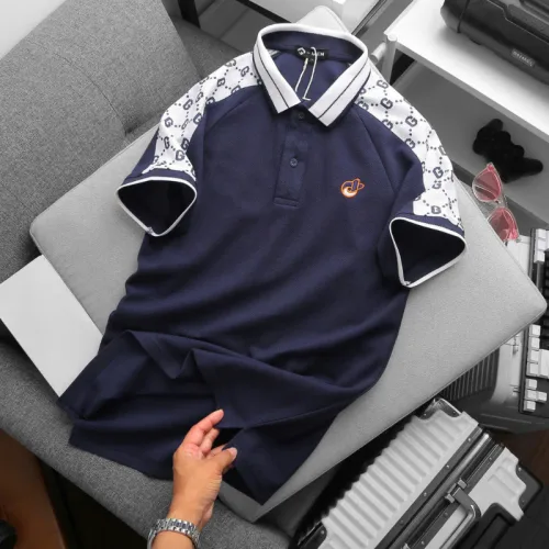 Áo Polo Nam Thêu Logo Ngực, Phối Họa Tiết Chữ G Size 3XL