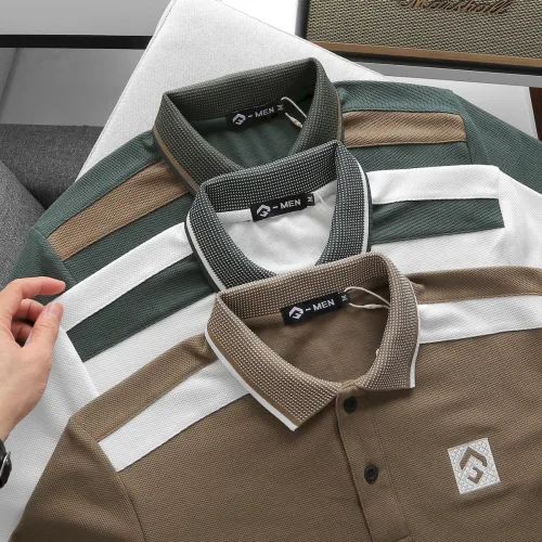 Áo Polo Nam Cổ Bẻ Logo Lục Giác Thêu Nổi, Có Size 3X