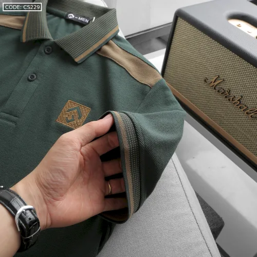 Áo Polo Nam Cổ Bẻ Logo Lục Giác Thêu Nổi, Có Size 3X