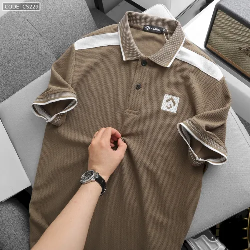 Áo Polo Nam Cổ Bẻ Logo Lục Giác Thêu Nổi, Có Size 3X