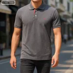 Nơi lấy sỉ áo thun nam cổ bẻ vải cá mập