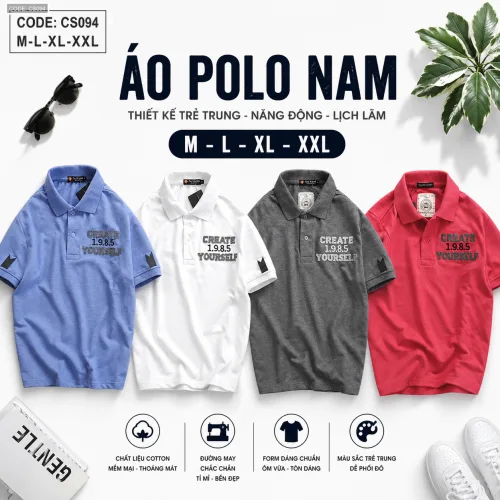 Dùng áo polo trắng để giữ vẻ chỉn chu vừa đủ