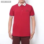 Chỗ sỉ áo thun nam cổ bẻ thêu chữ thun co giãn