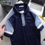 Chuyên sỉ áo Thun Nam Cá Sấu Có Cổ Phối Màu Thêu Logo