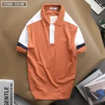 Chuyên sỉ áo Thun Nam Cá Sấu Có Cổ Phối Màu Thêu Logo