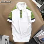 Chuyên sỉ áo Thun Nam Cá Sấu Có Cổ Phối Màu Thêu Logo