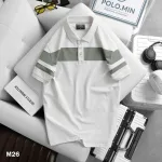 Nguồn hàng sỉ áo Thun Nam Có Cổ Phối Sọc Độc Đáo (Có Size 3XL)
