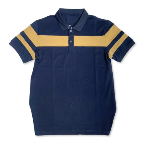 Nguồn hàng sỉ áo Thun Nam Có Cổ Phối Sọc Độc Đáo (Có Size 3XL)