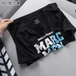 Chỗ sỉ áo Thun Nam Cổ Tròn Cotton In Chữ Marc Men