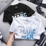 Chỗ sỉ áo Thun Nam Cổ Tròn Cotton In Chữ Marc Men