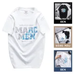 Chỗ sỉ áo Thun Nam Cổ Tròn Cotton In Chữ Marc Men