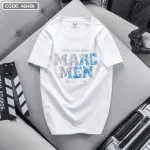 Chỗ sỉ áo Thun Nam Cổ Tròn Cotton In Chữ Marc Men