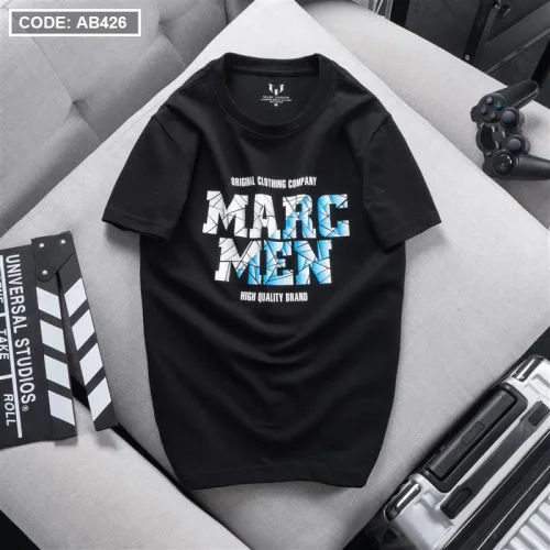 Chỗ sỉ áo Thun Nam Cổ Tròn Cotton In Chữ Marc Men