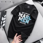 Chỗ sỉ áo Thun Nam Cổ Tròn Cotton In Chữ Marc Men