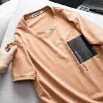 Áo thun cotton nam cổ tròn in họa tiết lạ mắt AB425