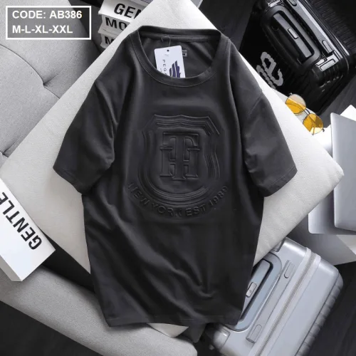 Shop sỉ áo Thun Nam Cổ Tròn Dập Nổi Logo Vải Thun Cotton