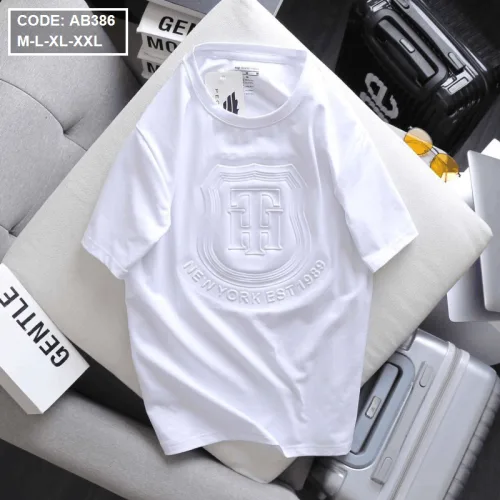 Shop sỉ áo Thun Nam Cổ Tròn Dập Nổi Logo Vải Thun Cotton