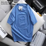 Shop sỉ áo Thun Nam Cổ Tròn Dập Nổi Logo Vải Thun Cotton