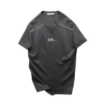 Áo thun nam logo nổi chữ ON, thiết kế cổ tròn, có size 3x