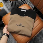 Áo Thun PackHorse Nam Oversize Cổ Tròn Tay Phối Màu