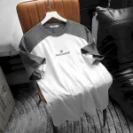 Áo Thun PackHorse Nam Oversize Cổ Tròn Tay Phối Màu