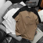 Áo Thun PackHorse Nam Oversize Cổ Tròn Tay Phối Màu