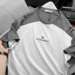 Áo Thun PackHorse Nam Oversize Cổ Tròn Tay Phối Màu