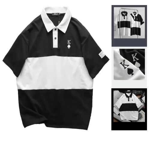 Áo Thun Nam Oversize Cổ Tròn Thêu Logo Poker Big Size