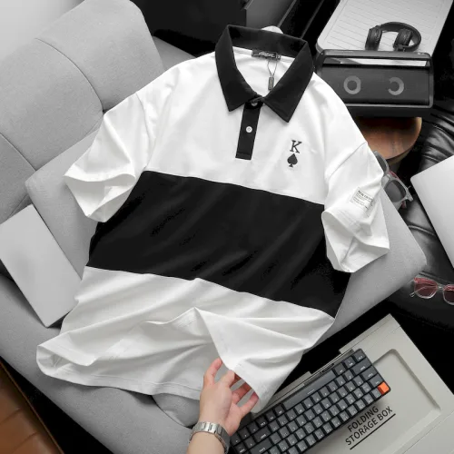 Áo Polo Nam Oversize Thêu Logo Poker Big