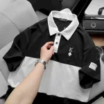 Áo Thun Nam Oversize Cổ Tròn Thêu Logo Poker Big Size