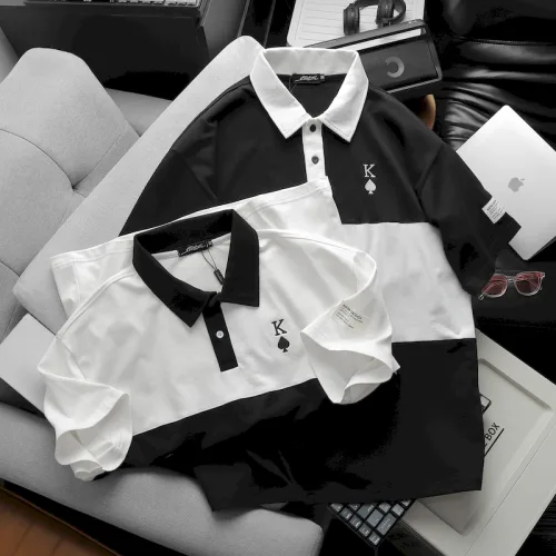 Áo Polo Nam Oversize Thêu Logo Poker Big