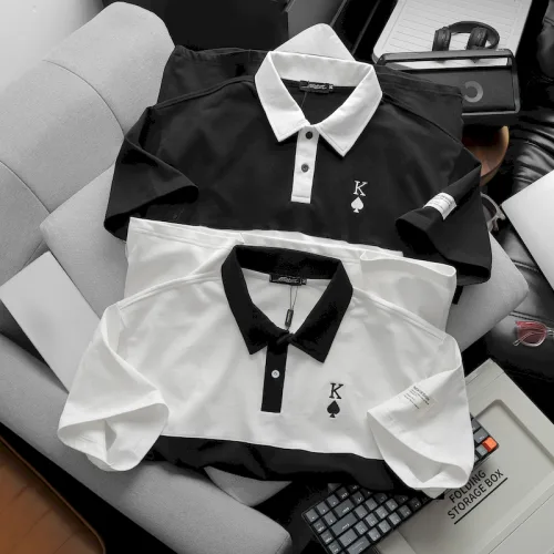 Áo Thun Nam Oversize Cổ Tròn Thêu Logo Poker Big Size