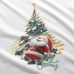 Áo thun nam Pack Horse cổ tròn in chữ Merry Christmas (có size 3x)
